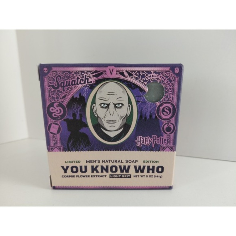 Dr. Squatch Limited‎ Edition Harry Potter You Know Who Voldemort Men's Soap NEW
